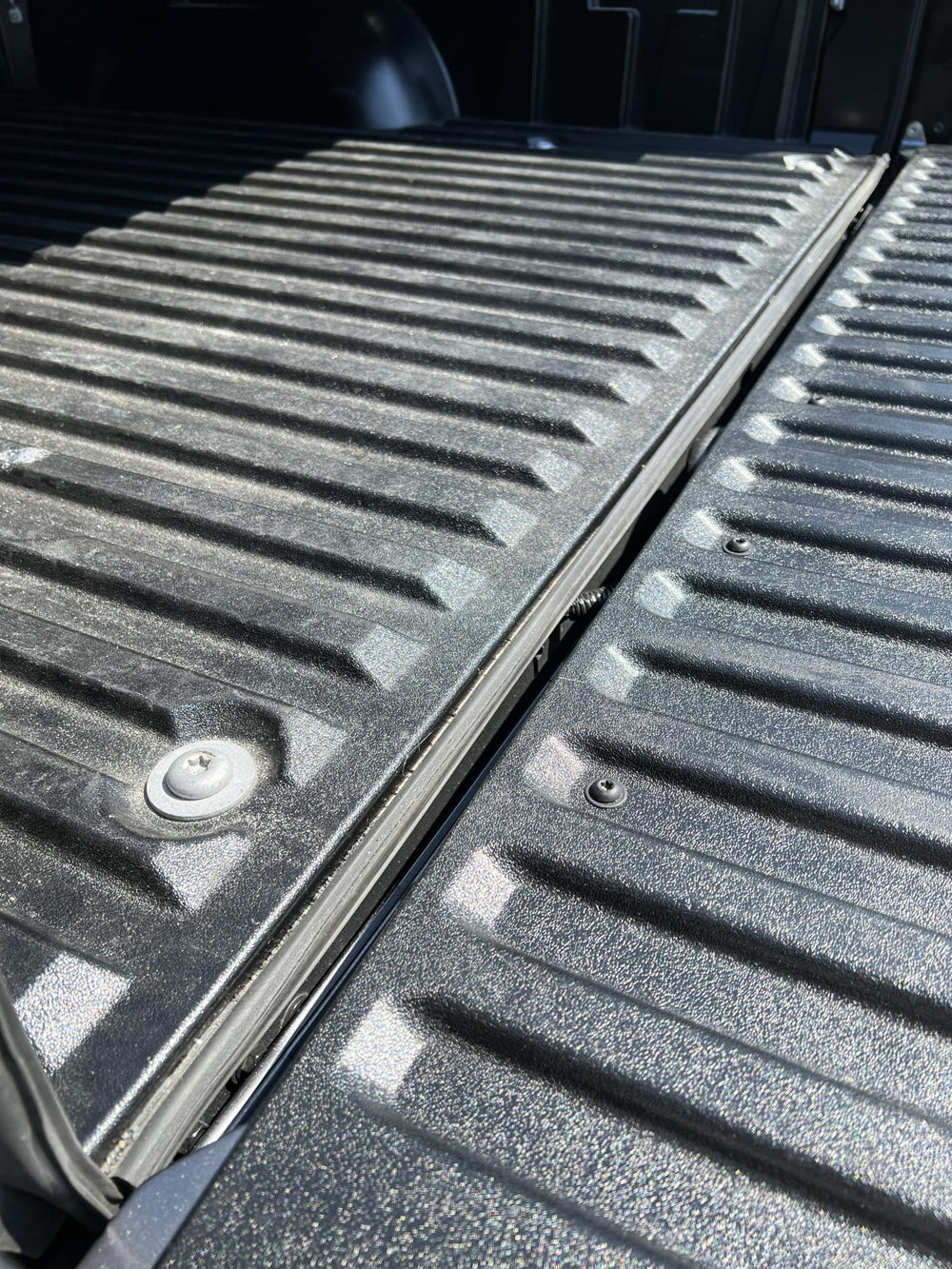 Made in USA label on the ESI tailgate seal reflects domestic craftsmanship.