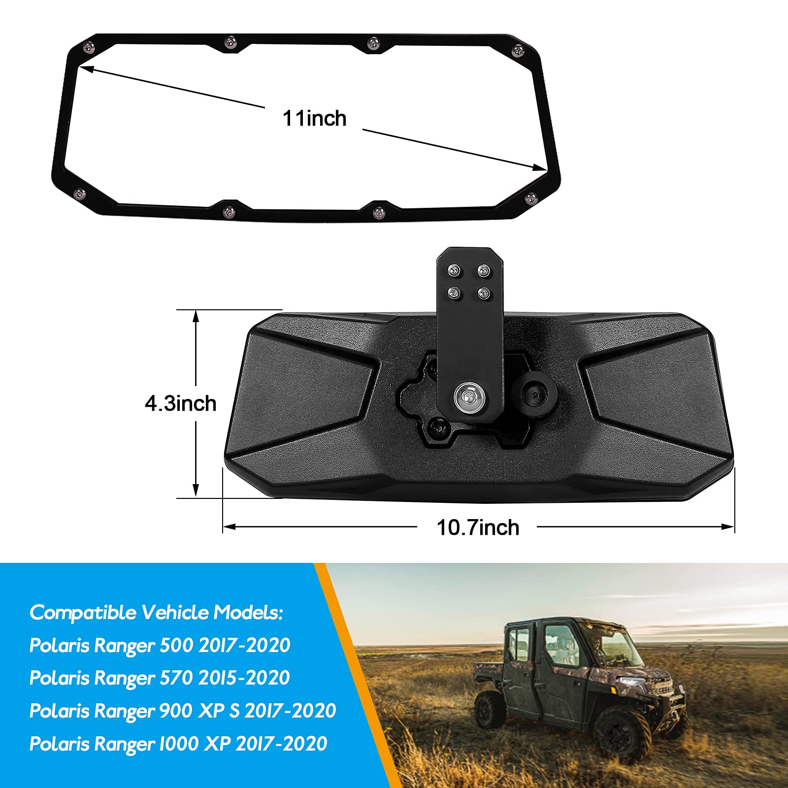 Esploratori UTV Ranger easy installation saves setup time.