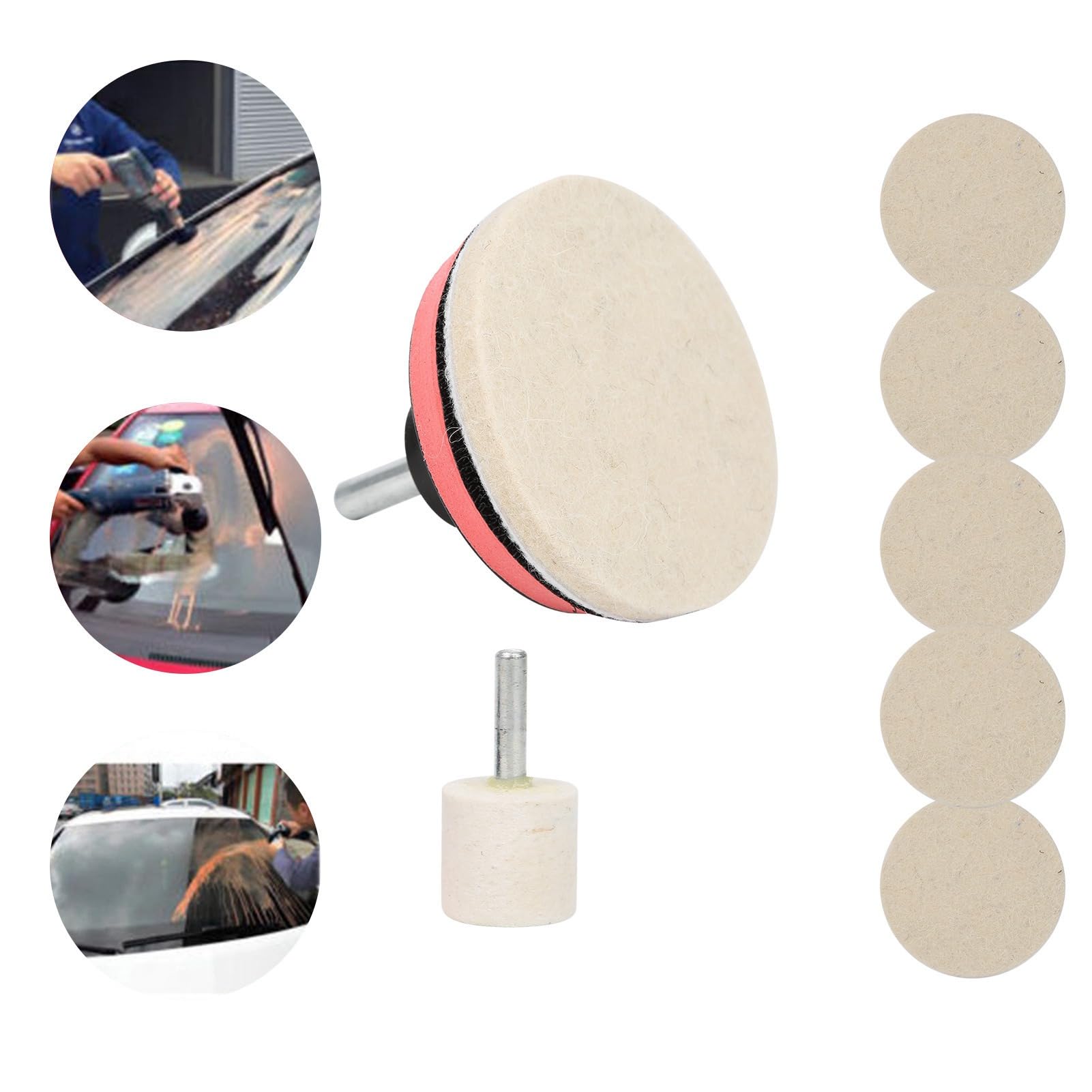 Espusta glass scratch remover kit overview image for home use.