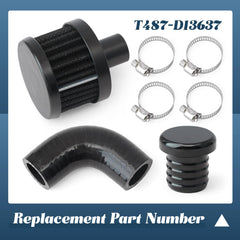 Esttlamer hose bracket included for secure, vibration-resistant installation