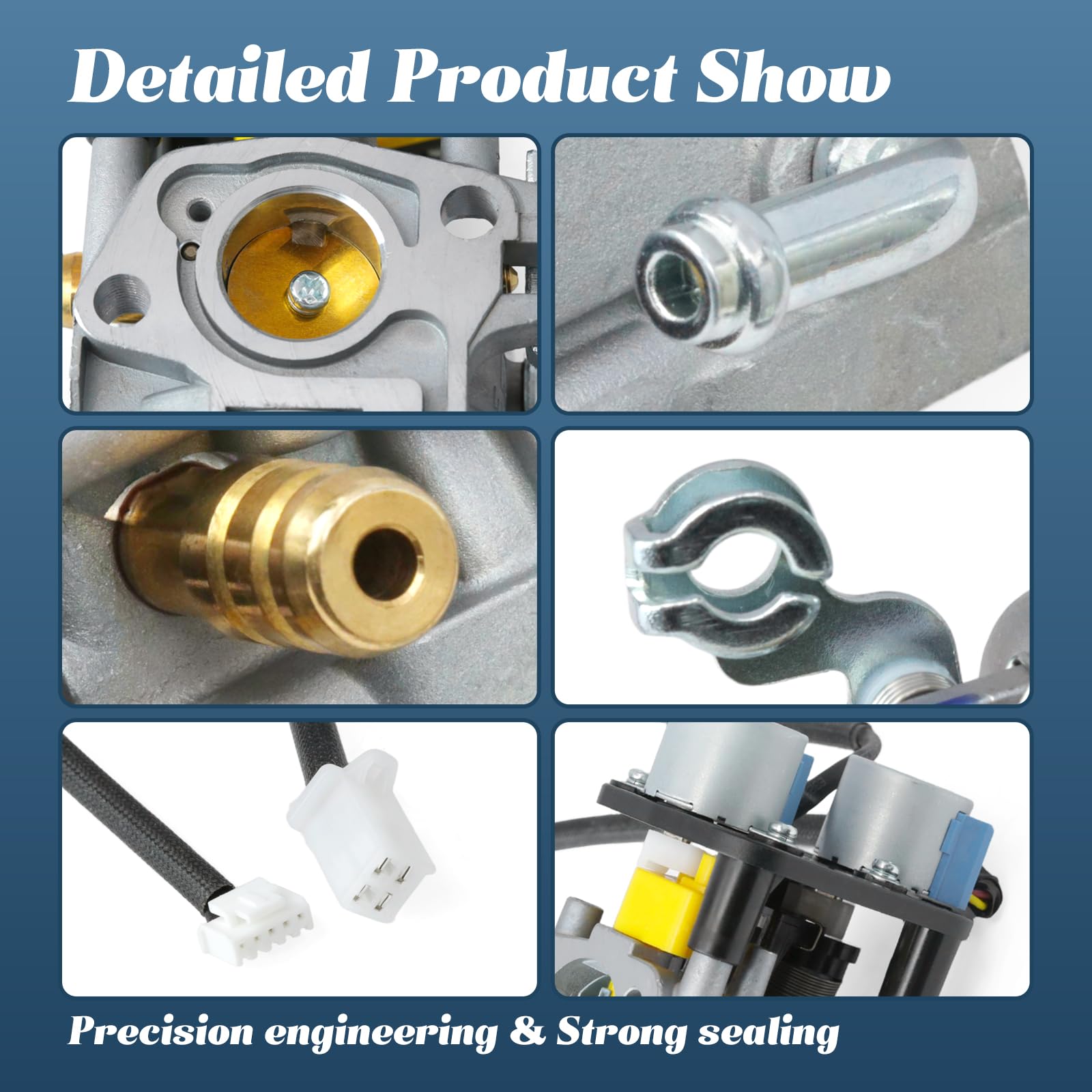 Esttlamer Huayi fuel line connection shows reliable fuel delivery during operation.