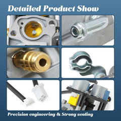 Esttlamer Huayi fuel line connection shows reliable fuel delivery during operation.