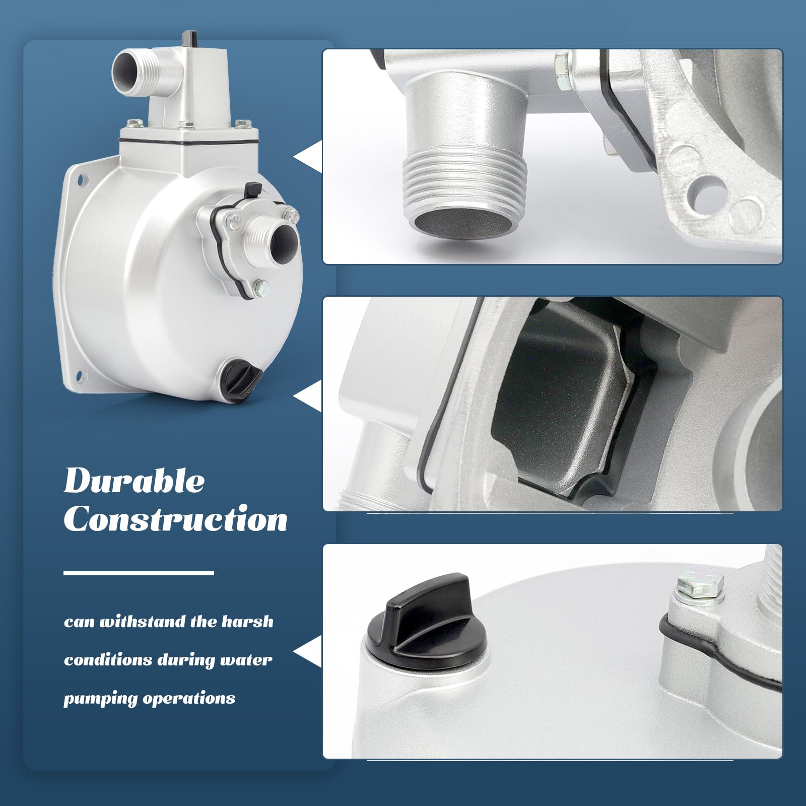 Esttlamer housing compatible with Predator Hydrostar 1 inch pump.