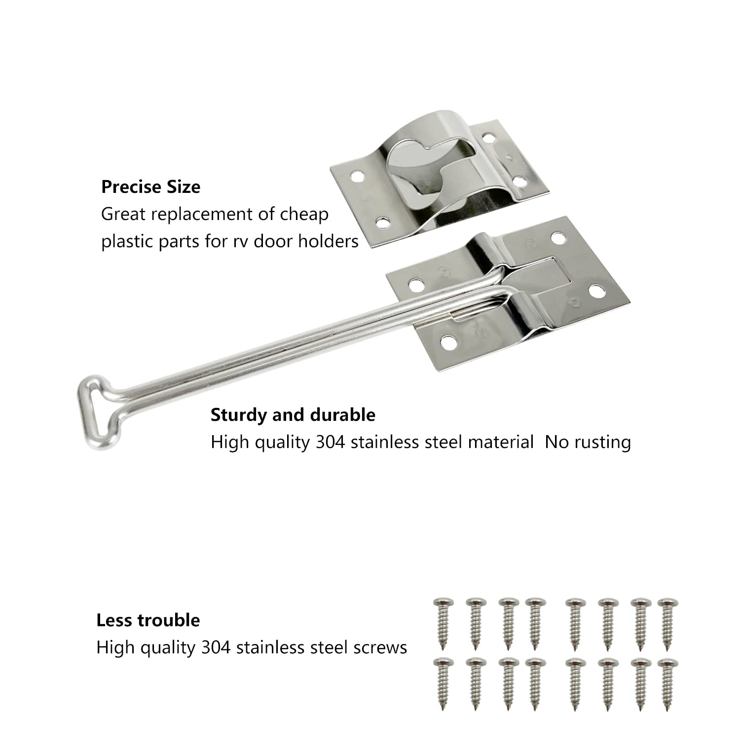 ESUDNT 304 stainless construction resists corrosion for long-lasting use.