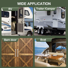 ESUDNT trailer step-assist grab handle supports horizontal or vertical mounting