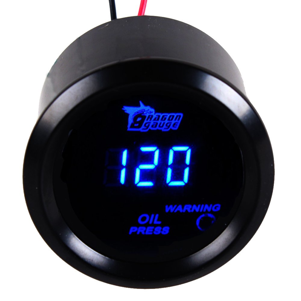 ESUPPORT 52mm oil pressure gauge PSI range 0-120 for accurate monitoring