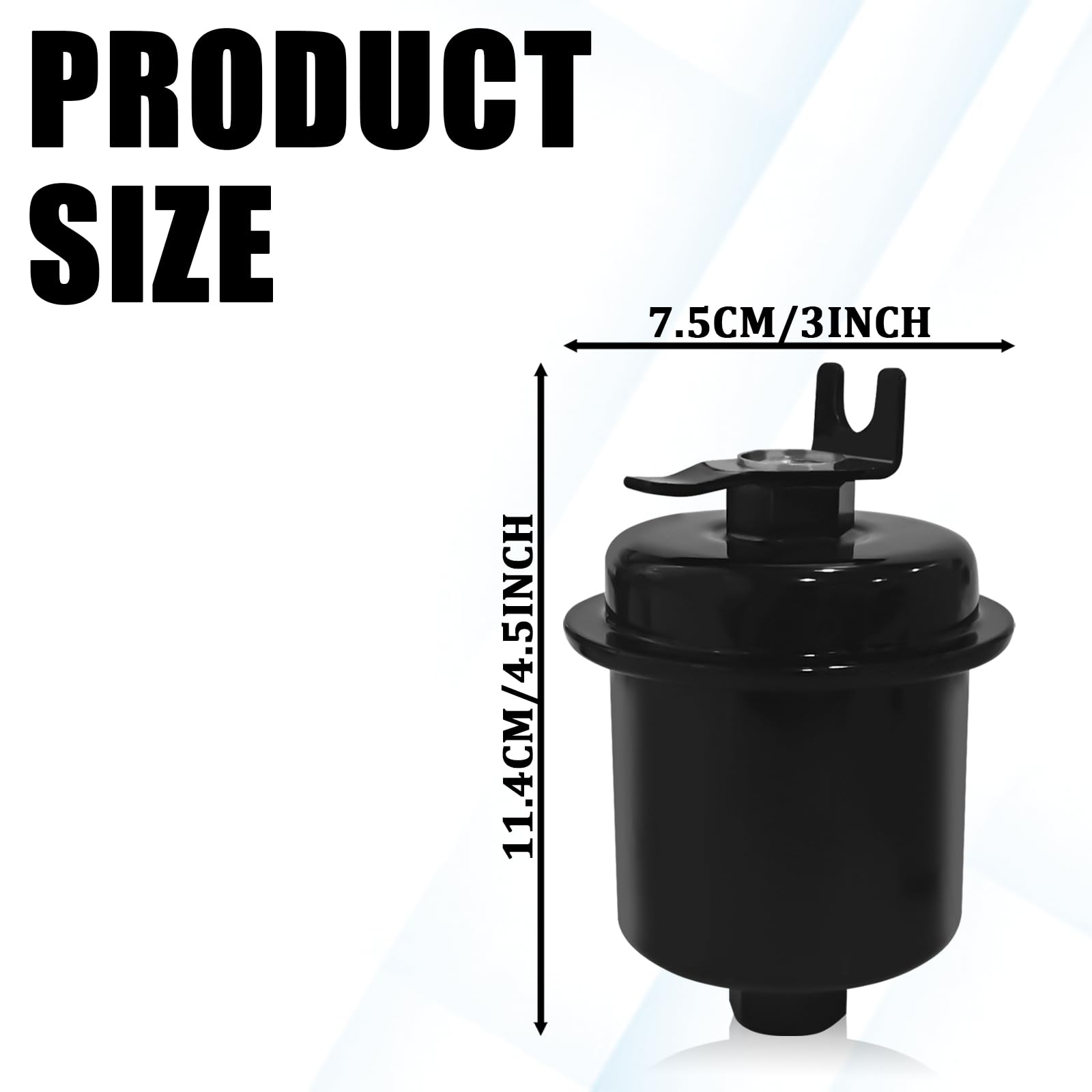 ESWW fuel filter installation scene demonstrates compatibility with Honda and Acura models