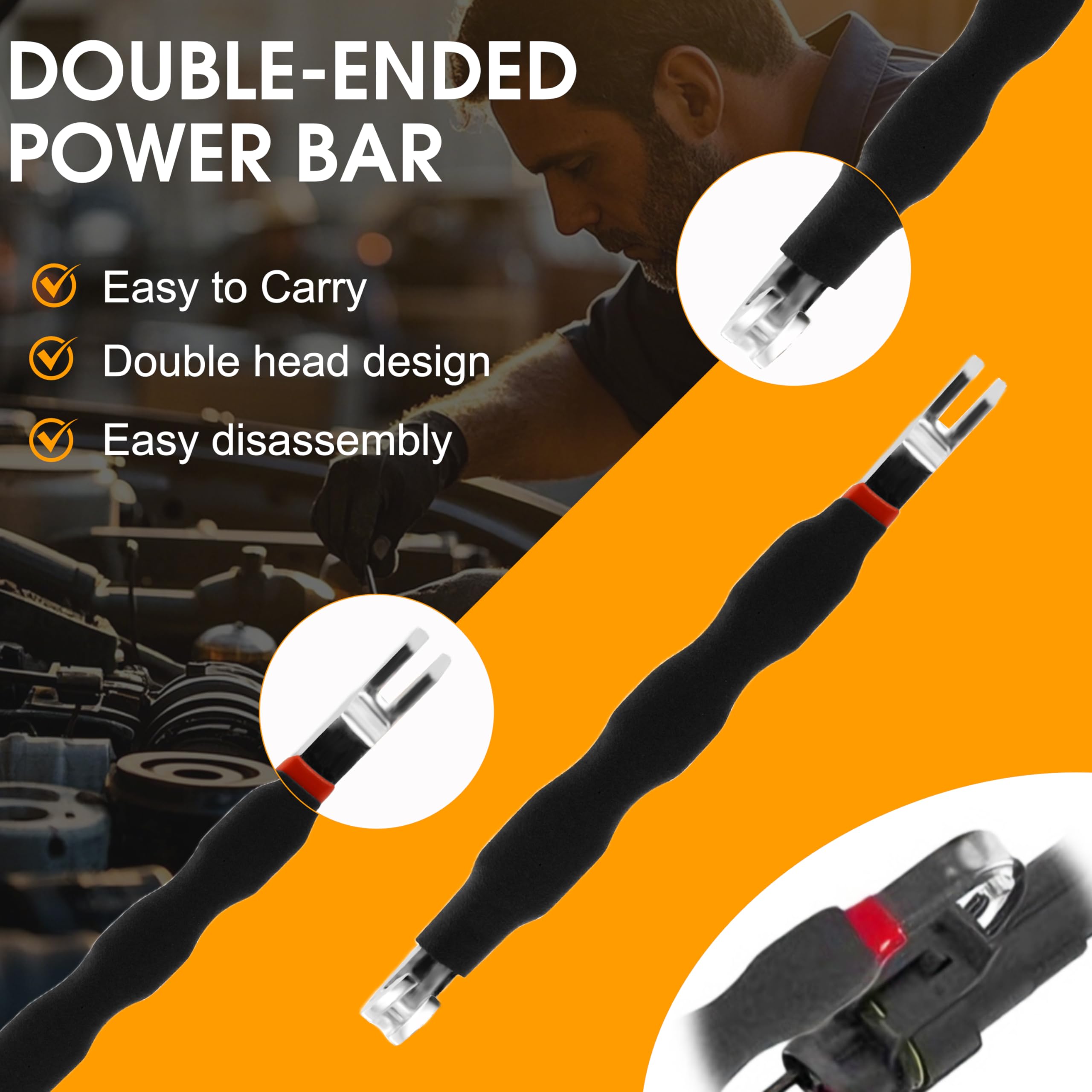 ETCYAOXIN PVC-sleeve handles provide comfortable grip