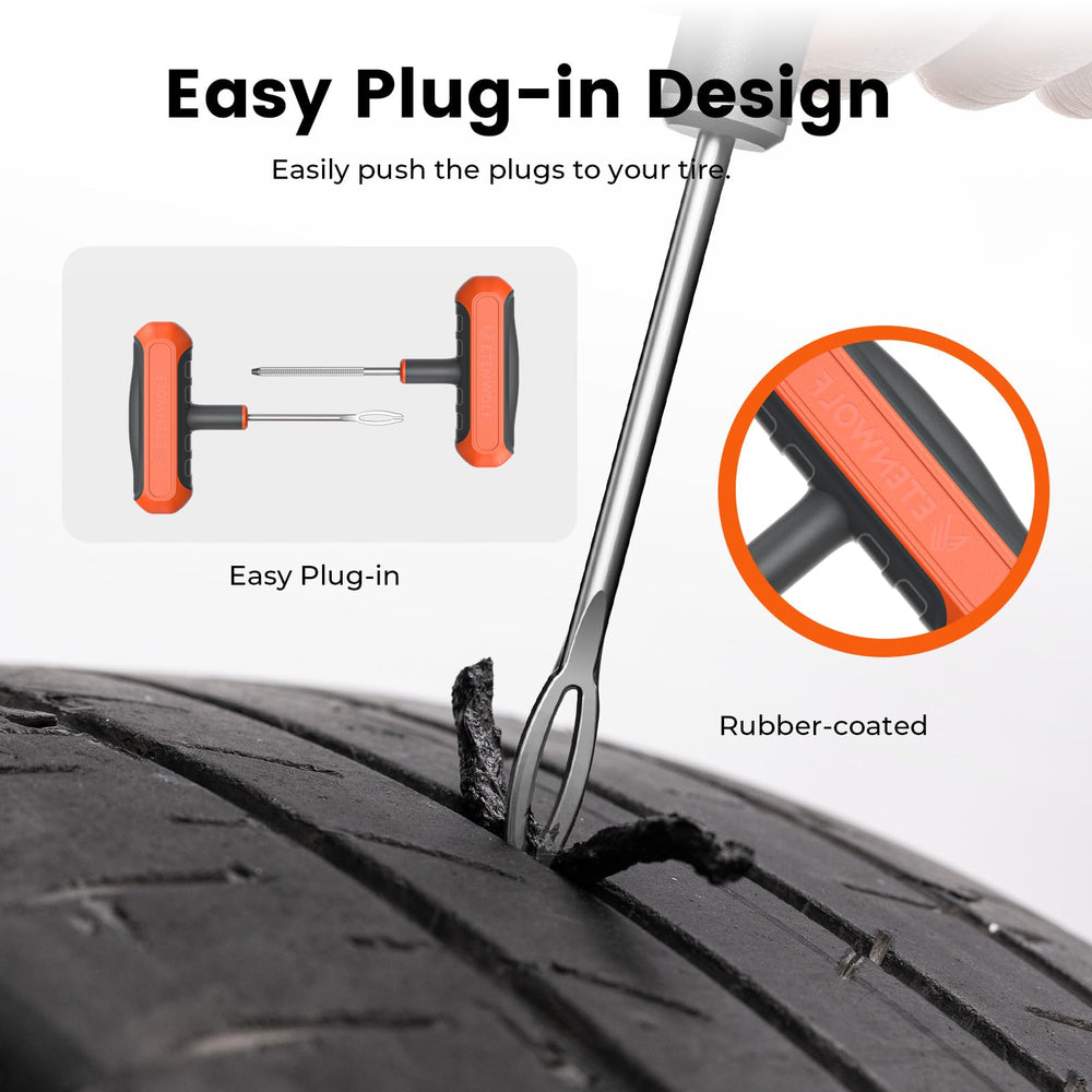 ETENWOLF 0.18-inch tire plug for larger punctures and reliable repairs.
