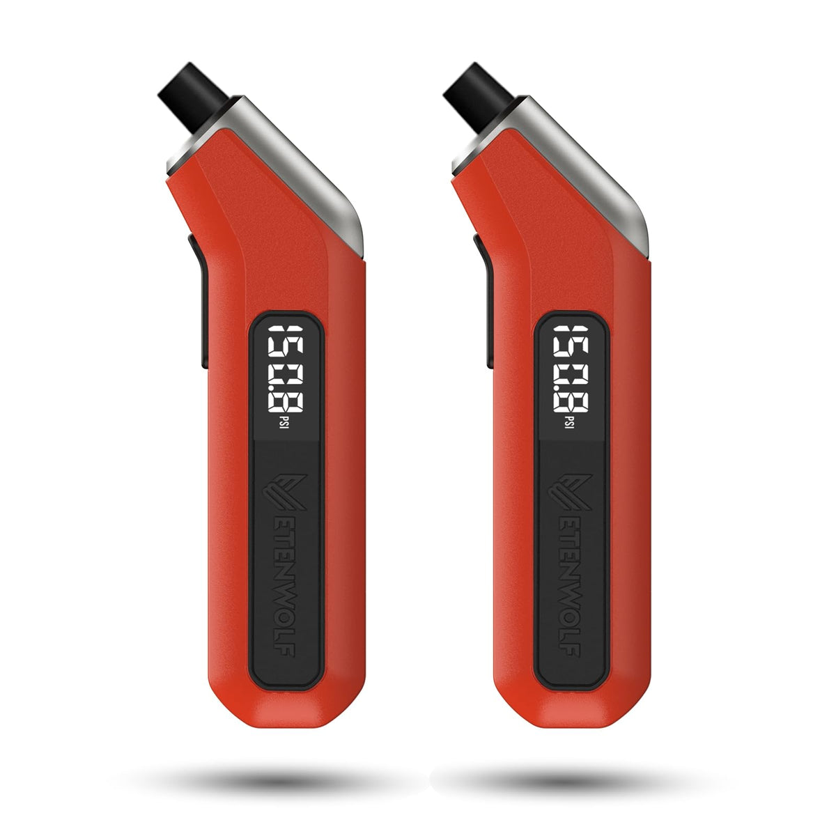 ETENWOLF digital tire pressure gauge two-pack for quick, accurate tire checks.