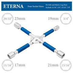 ETERNA X-design enables two-handed operation and higher torque