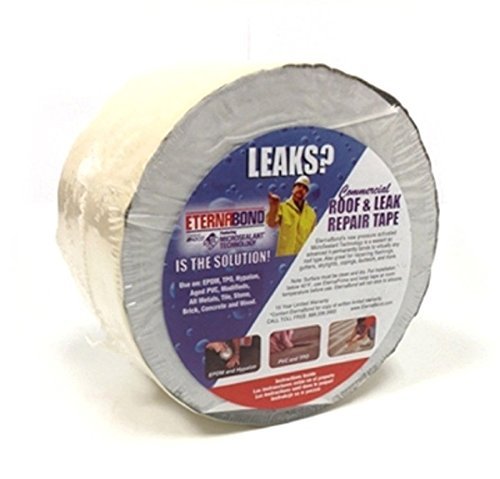 EternaBond TAN sealant tape close-up showing built-in primer for strong adhesion
