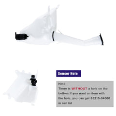 Eterpace reservoir for Toyota Tacoma, side view, ready for a simple installation.