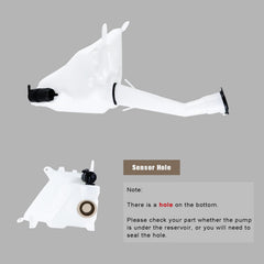 Eterpace reservoir cap maintains seal and prevents leaks in washer system.