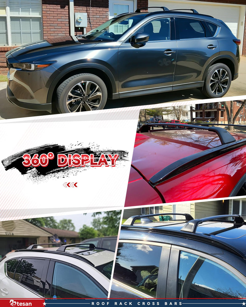 etesan durable aluminum cross bars withstand regular use
