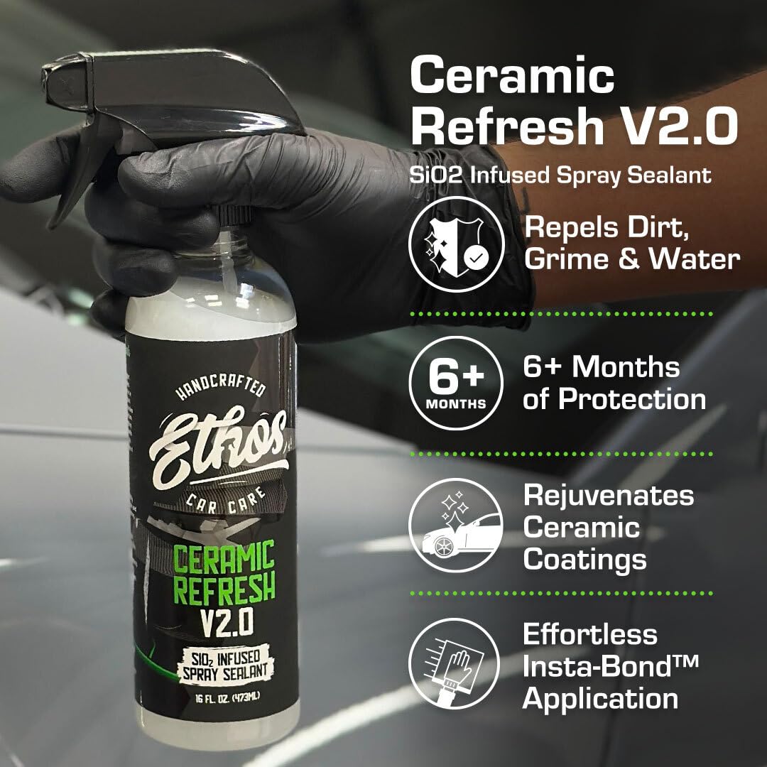 Ethos Ceramic Refresh spray nozzle ensures even, streak-free coating