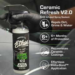 Ethos Ceramic Refresh spray nozzle ensures even, streak-free coating