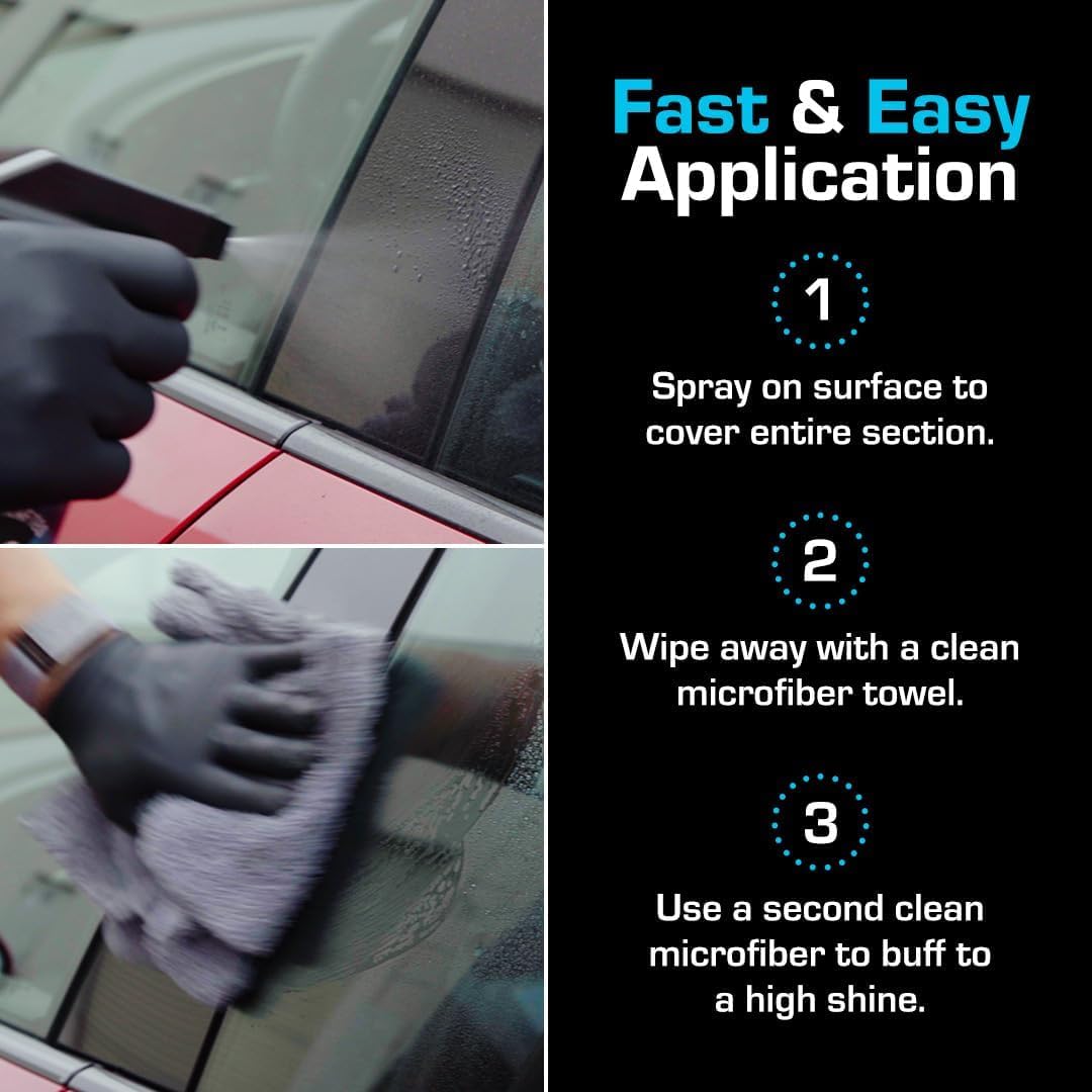 Ethos Defy all-surfaces safe spray used on cars, boats, motorcycles, and more.