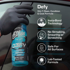 Ethos Defy spray nozzle enabling easy, streak-free application