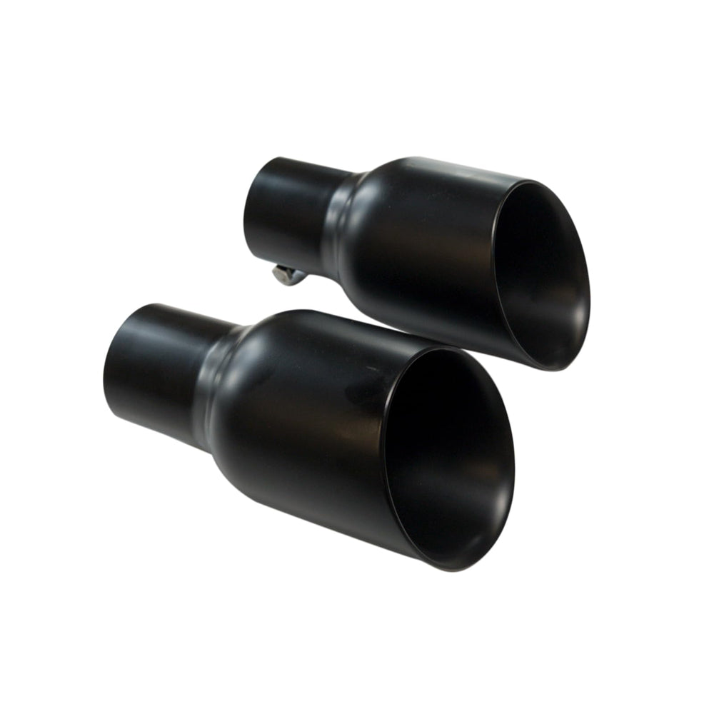 ETL Industries exhaust muffler system 4 inch dual-wall outlet boosts aggressive look.