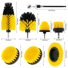 ETOUPA 4-inch flat brush quickly scrubs wide surfaces like countertops and tiles.