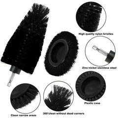 ETOUUPA 2 inch round flat brush reaches crevices without scratching
