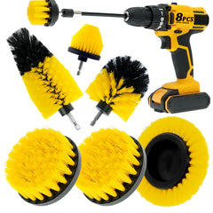 ETOUPA drill brush extended long attachment cleans tight corners and hard-to-reach spaces.