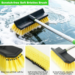 ETOUPA wheel brush with soft bristles for safe tire cleaning