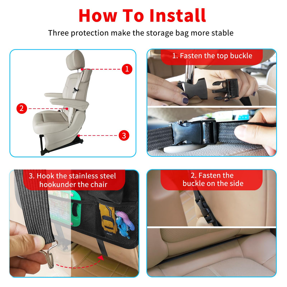 Etre Jeune backseat organizer car interior looks luxurious and organized