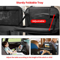 Etre Jeune car backseat organizer easy install with adjustable straps fits most vehicles
