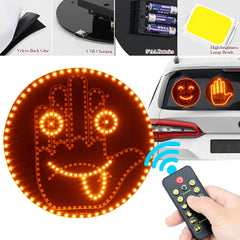Eubeneortho finger car light remote control: up to 25 meters range.