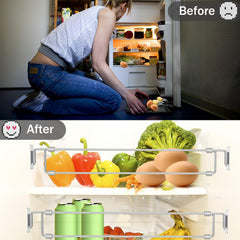 Eudaemiles RV fridge bars in stainless steel 304 resist rust and wear.