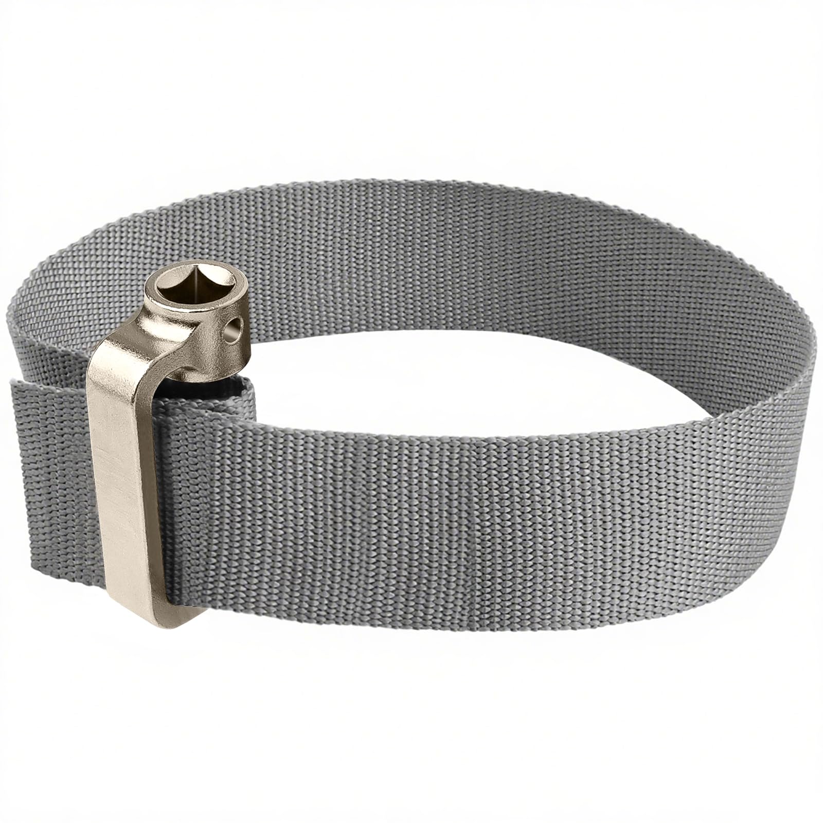 Eudaimonia heavy-duty filter wrench with adjustable strap and secure grip for fast oil changes.