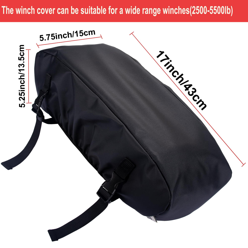 Eudora UV‑resistant winch cover shielding from sun exposure