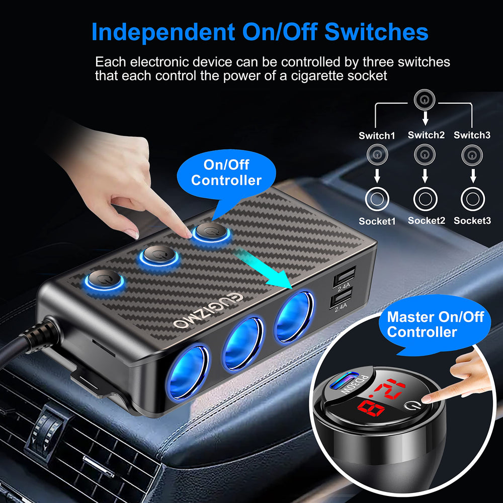 EUGIZMO LED voltage display helps monitor car battery health