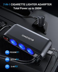 Eugizmo LED voltage display showing car battery health status