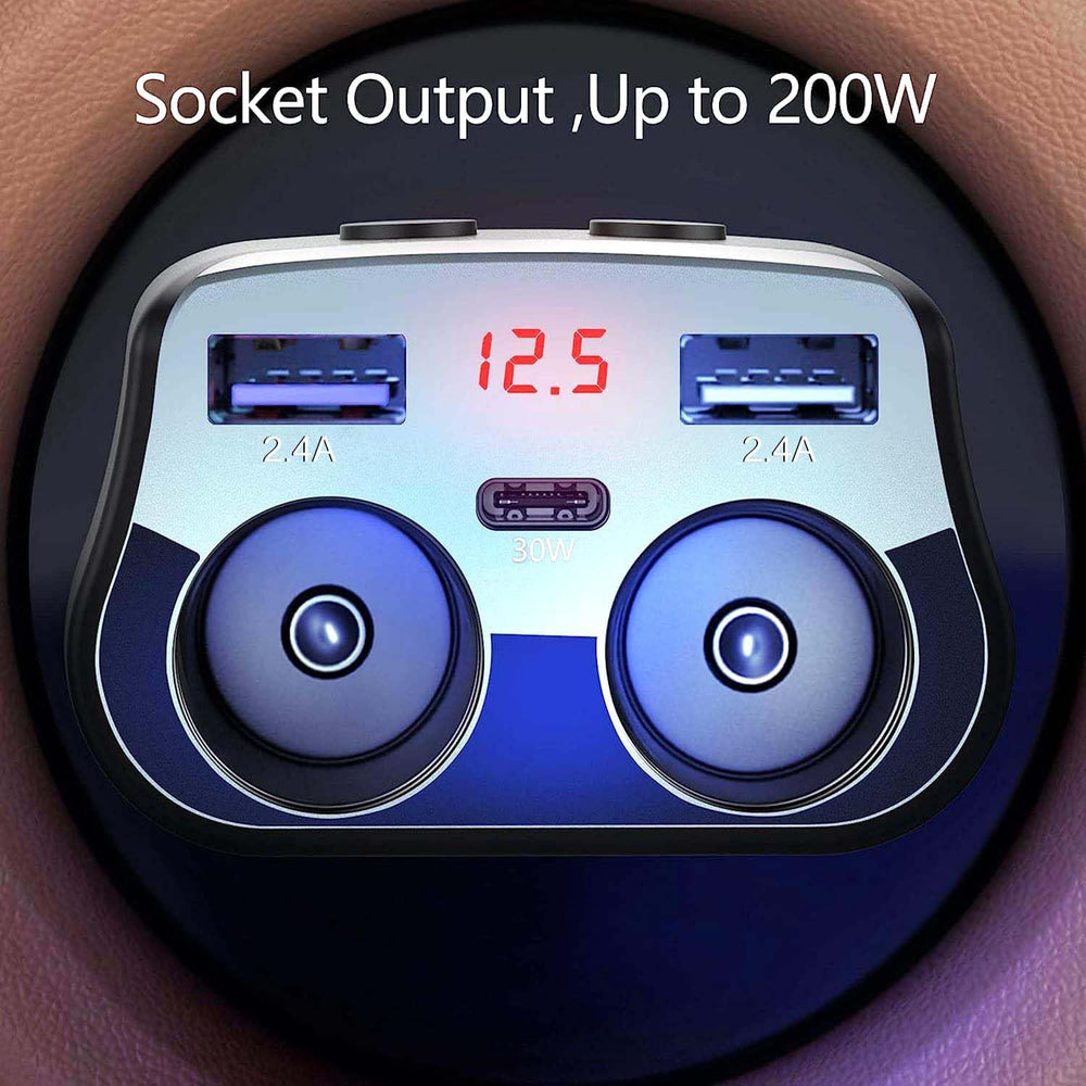 EUGIZMO two USB ports charge devices quickly on the road