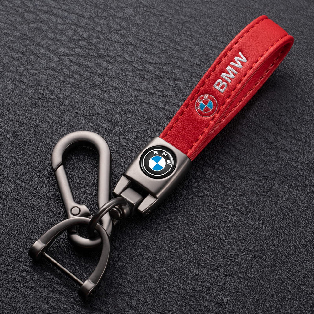 EULIX BMW keychain demonstrates 360-degree rotation for easy access