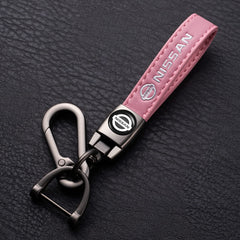 EULIX Nissan keychain with zinc-finish metal for a sleek, durable look.