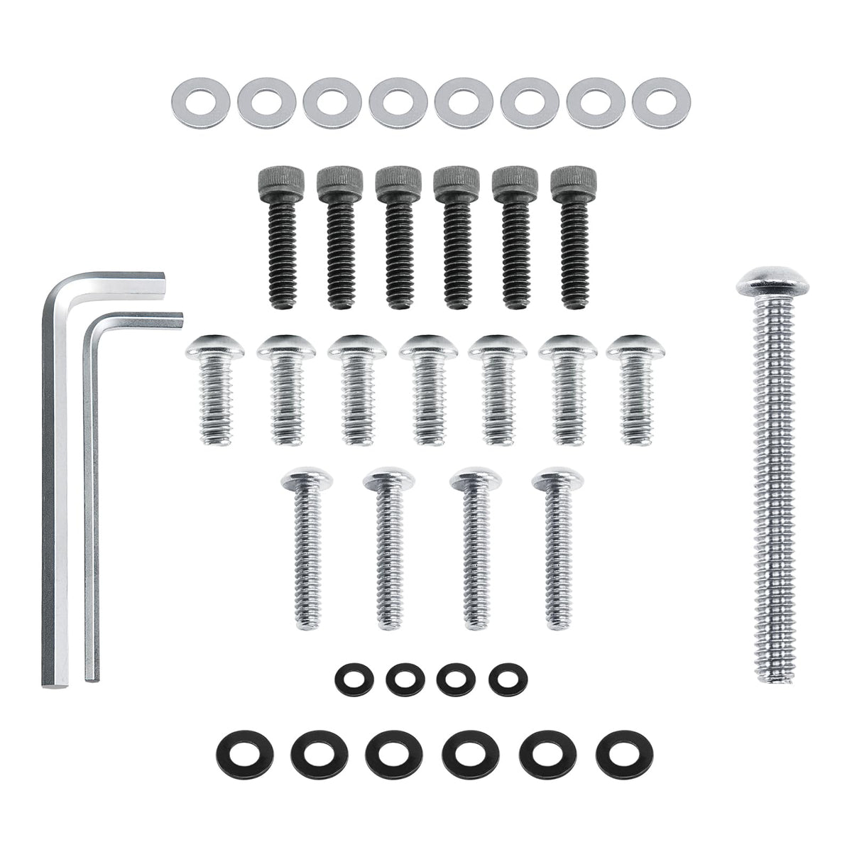 Eumti batwing fairing screws kit in stainless steel for Harley touring