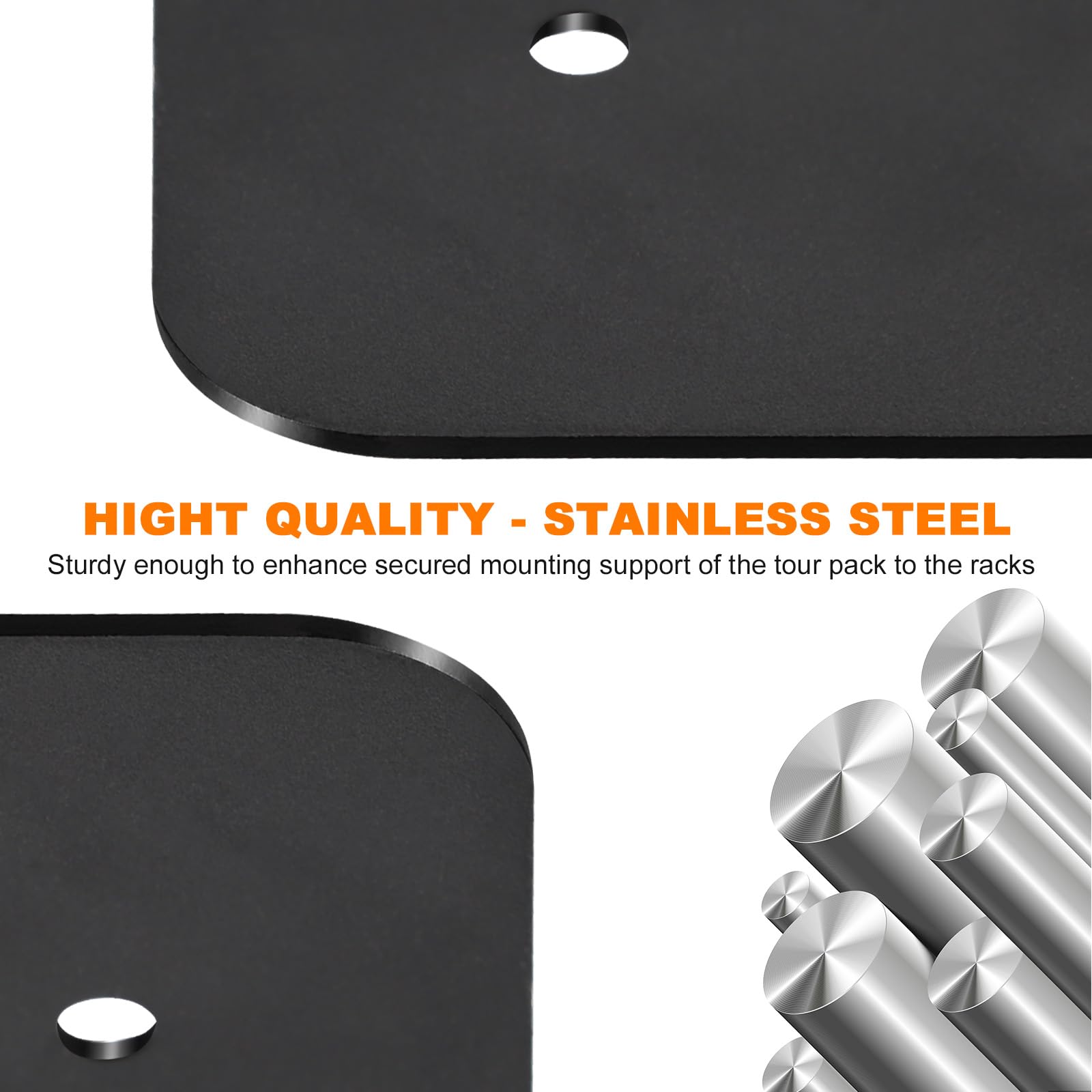 Eumti metal base plate installation-ready view shows perfect mounting hole alignment.