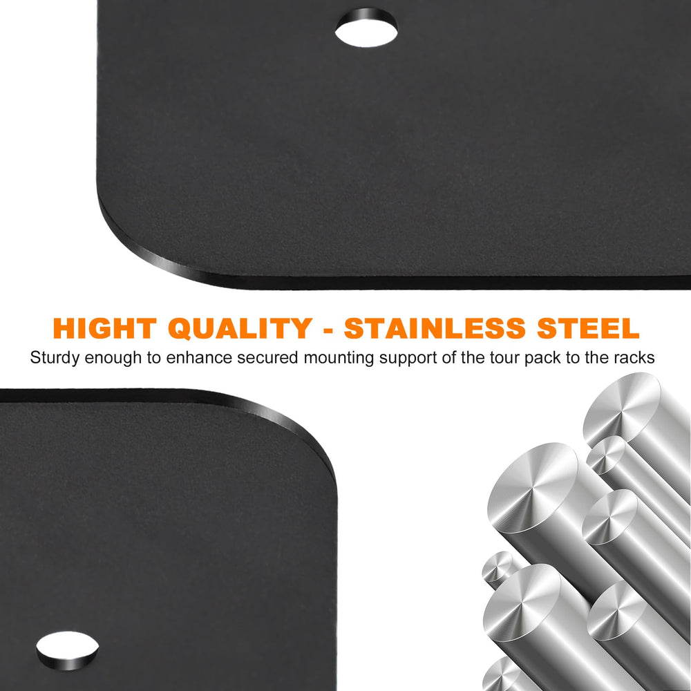 Eumti metal base plate installation-ready view shows perfect mounting hole alignment.