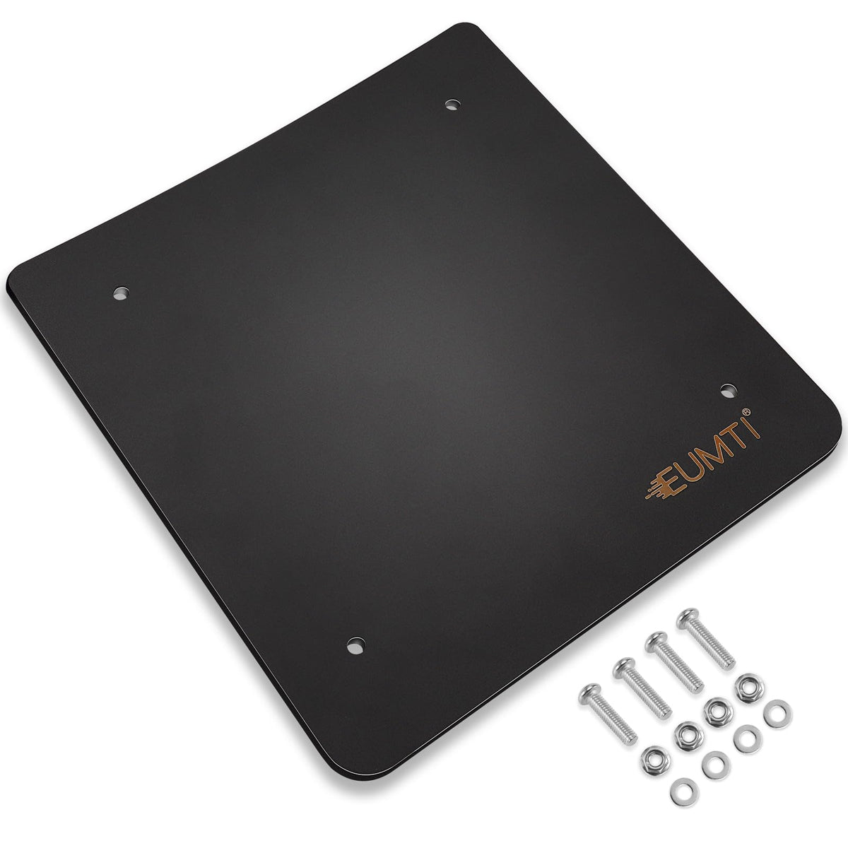 Eumti metal base plate top view demonstrates secure trunk mounting and rugged support.