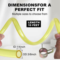 Eunice hose clamps pack (12 pieces) secures fuel connections quickly.