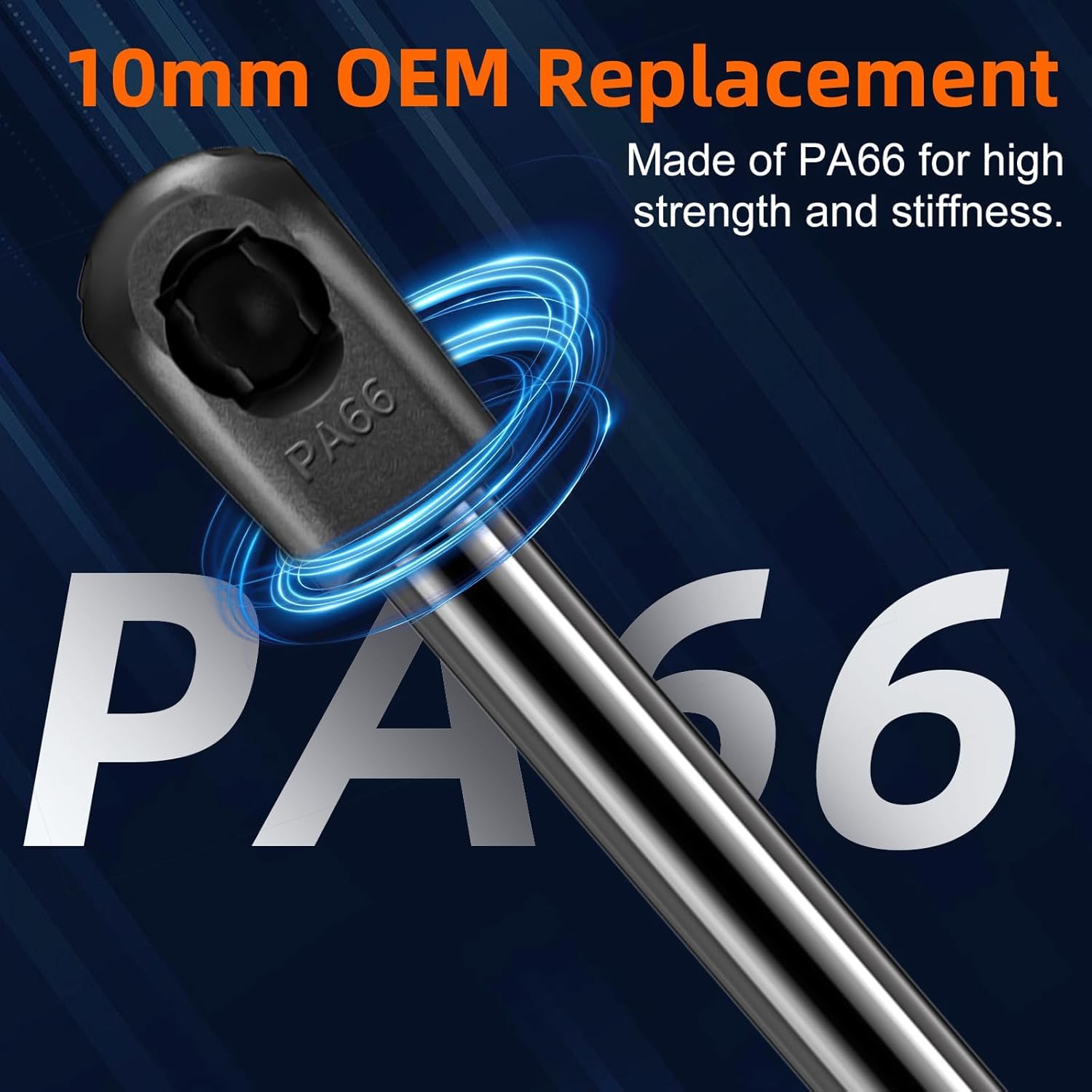 Euplokeer camper shell topper lift strut enables easy access.