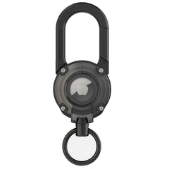 Eupterosaur heavy-duty carabiner AirTag holder secures keys and tracker.
