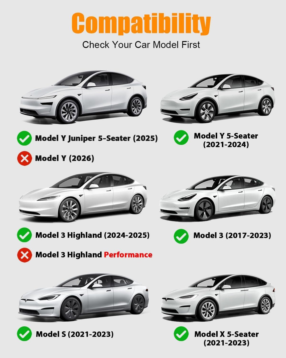 EVANDCAR leather seat back protector for Tesla Model 3 keeps the rear surface clean on trips.