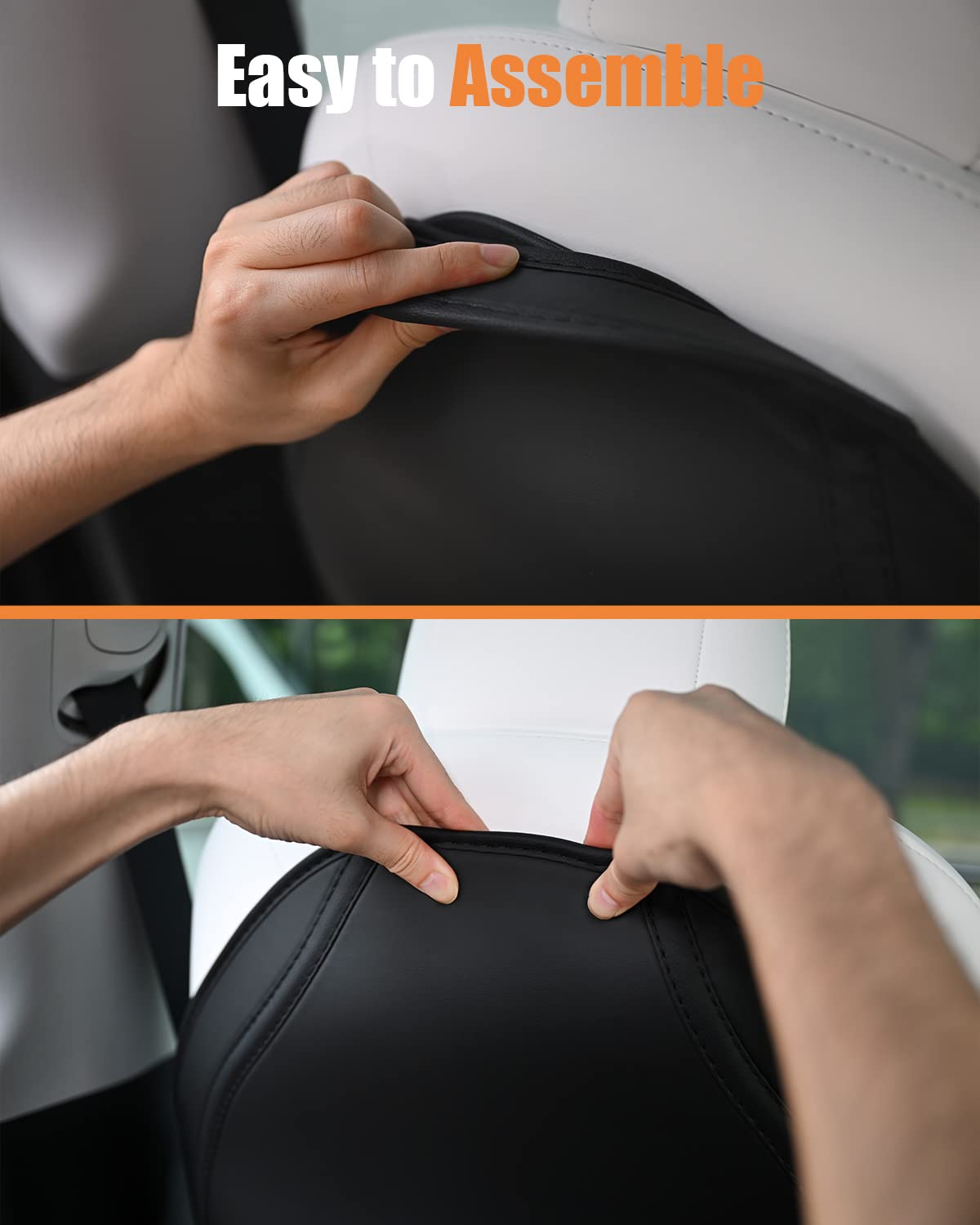 EVANDCAR tool-free installation takes minutes and avoids altering your interior.