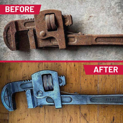 Evapo-Rust ER012 submerge-part shows easy rust removal by submersion.
