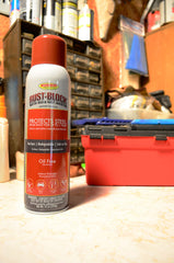 Evapo-Rust RB018 Rust-Block coating on metal surface, providing long-lasting protection for tools